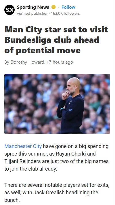 Man City’s McAtee Flirting with Frankfurt?