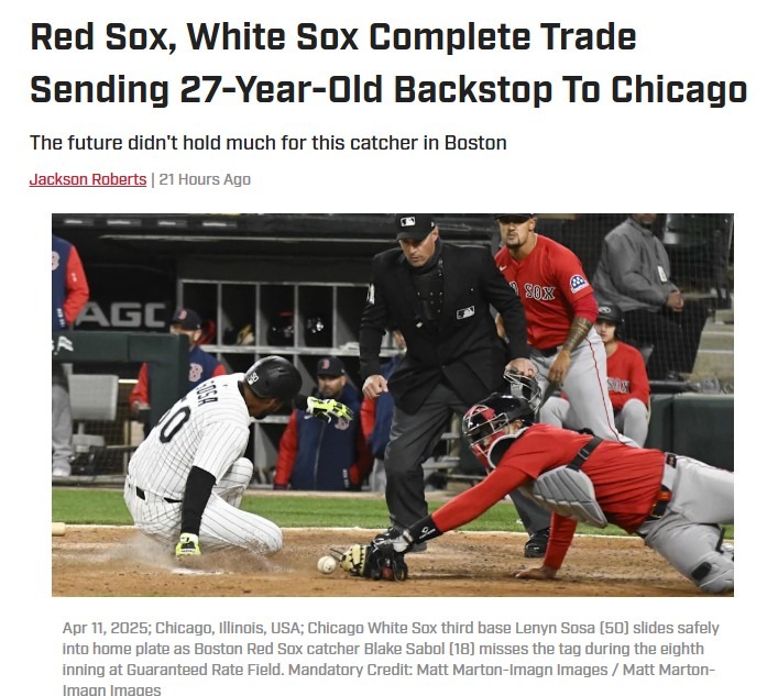 Red Sox Catcher Carousel Spins Again