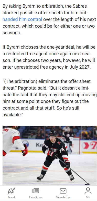 Byram to Canucks? Insider Sets Record Straight