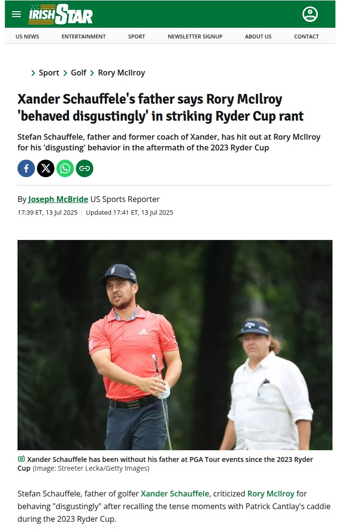 Ryder Cup Drama: Rory vs. LaCava Fallout