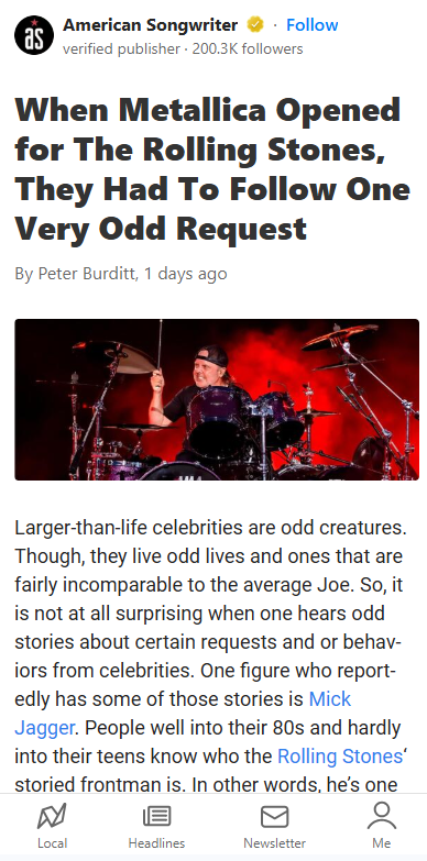 Metallica Banned from Eye Contact?! 👀