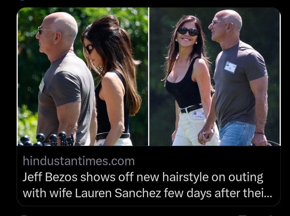 Bezos’ New Hair: Post-Wedding Glow Up?