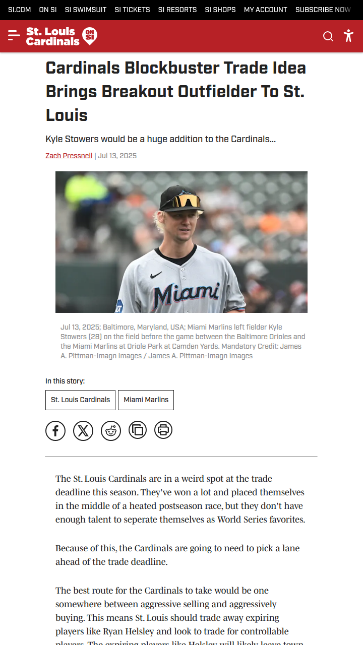 Could Stowers Be the Birds’ Missing Piece?