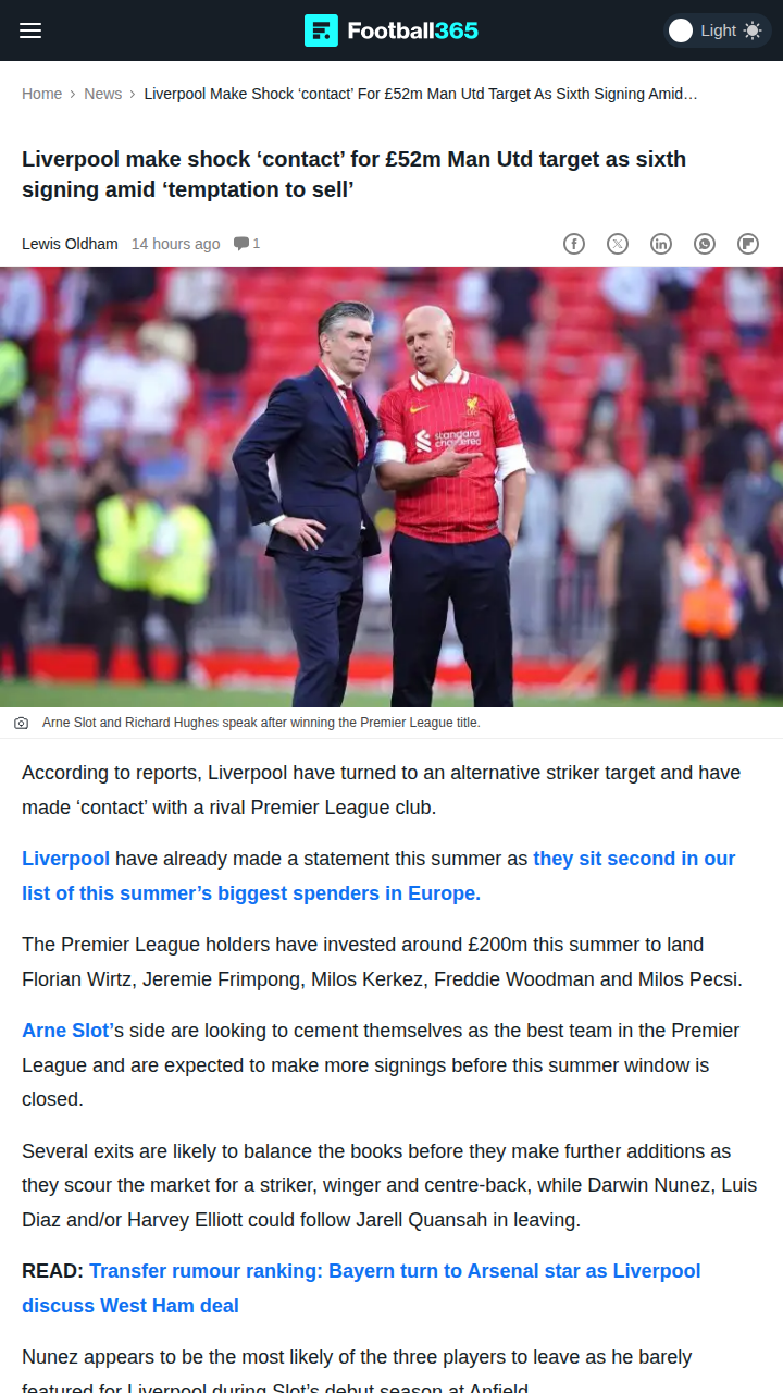 Reds Crash Man Utd’s Mateta Party?