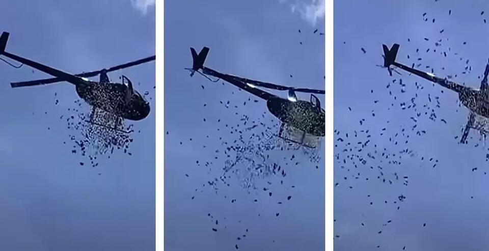 Cash Literally Fell From the Sky at This Funeral
