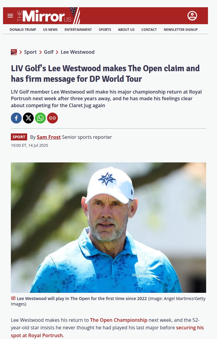 Westy’s Open Comeback: Portrush Awaits