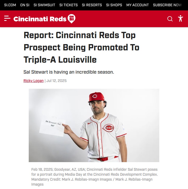 Sal Stewart’s Big Leap: Triple-A Bound!