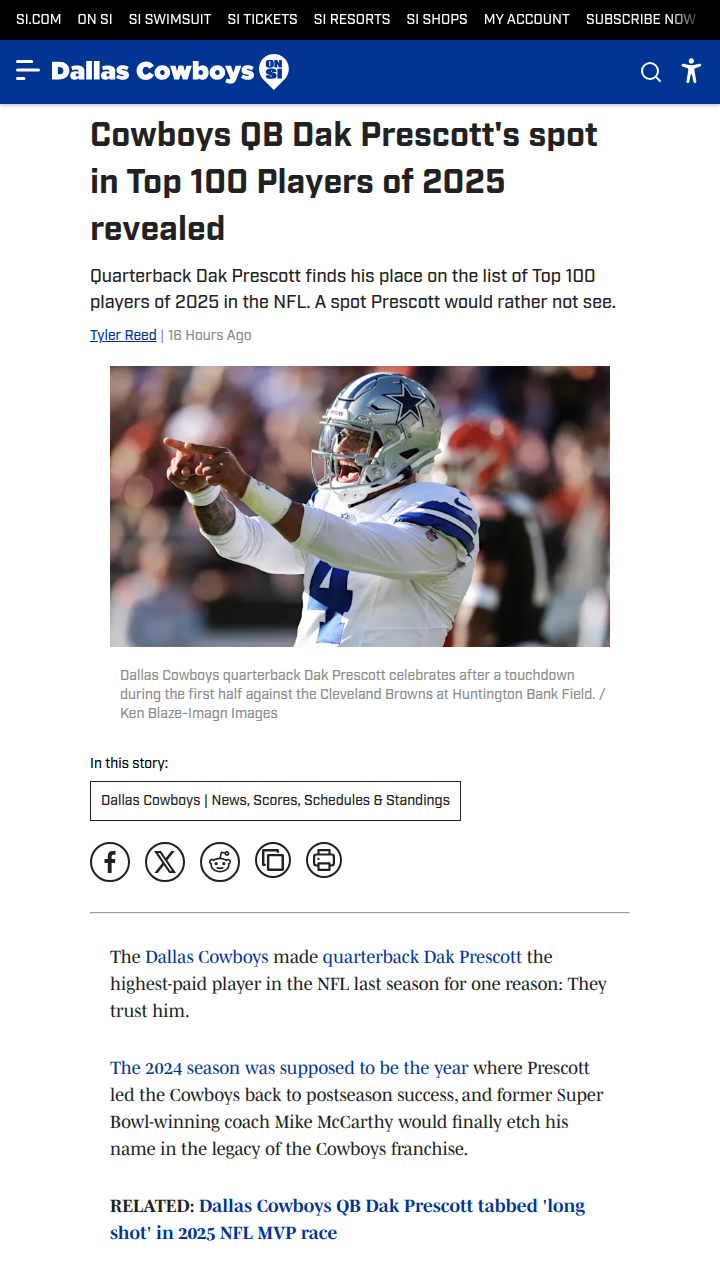 Dak’s Top 100 Ranking: Fair or Fluke?