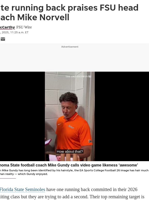 Seminoles in Hot Pursuit of 4-Star RB Cooper
