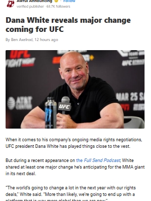 UFC’s Next Move: Netflix or Prime Video?