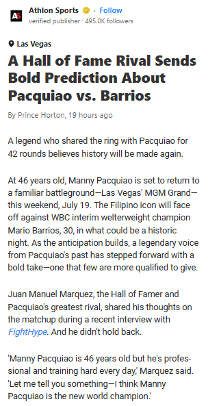 Marquez Backs PacMan for One More Title