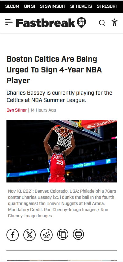 Should the C’s Lock In Bassey Now?