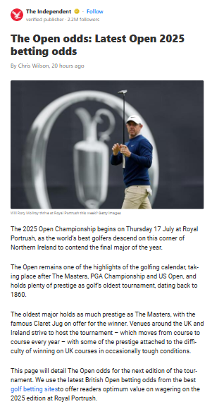 Can Schauffele Repeat at Portrush?