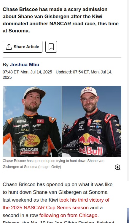 SVG’s Sonoma Masterclass Leaves Briscoe Stunned