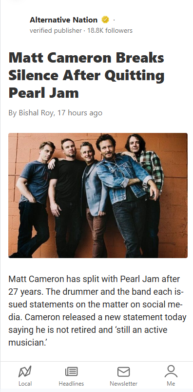Matt Cameron’s Exit: Who’s Next on Drums? 🥁