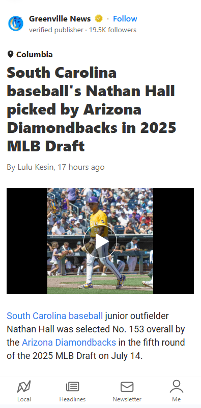 Ex-Tiger Hall Heads to the D-Backs!