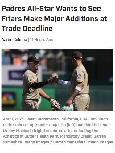 Friars Eye Big Moves to Outpace Giants