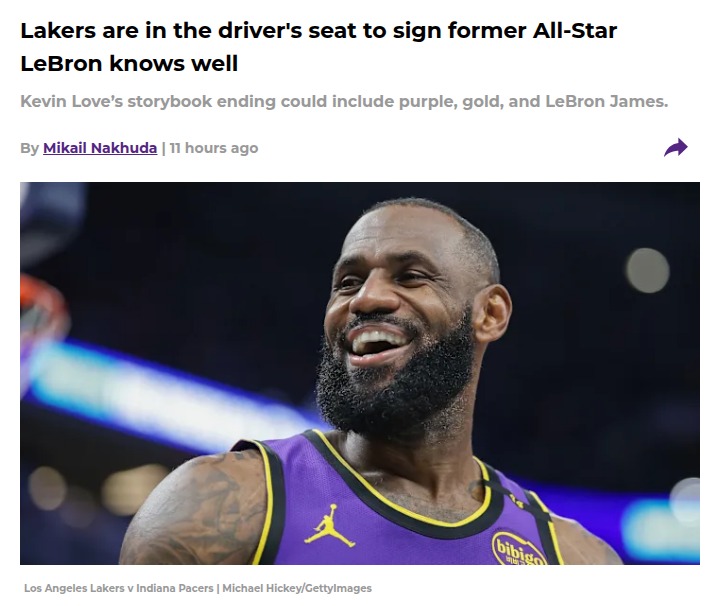 Could Love & King James Reunite in LA?