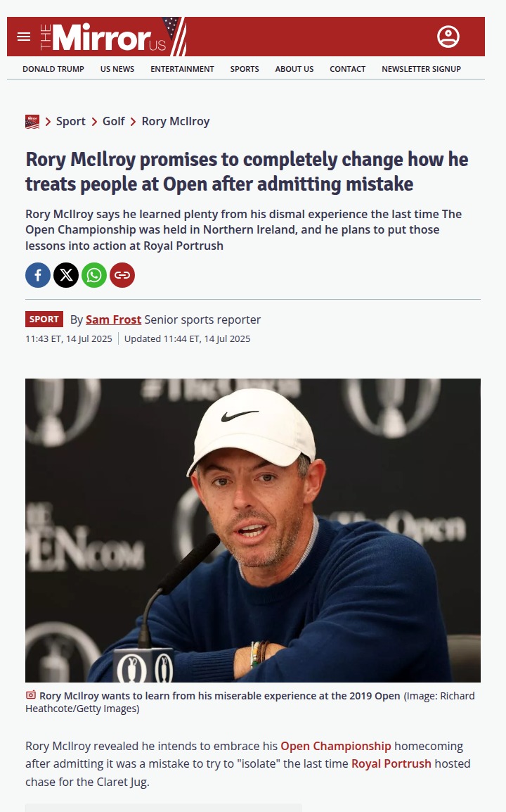 Rory’s Royal Portrush Redemption?