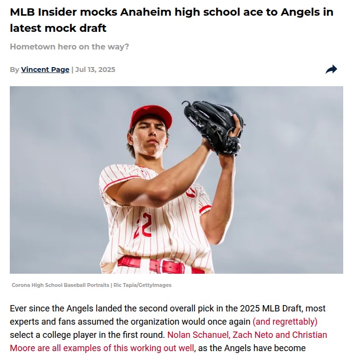 Local Ace Seth Hernandez to Halos?