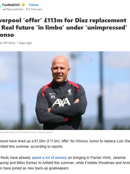 Vini Jr to Anfield? Diaz Exit Sparks Rumors