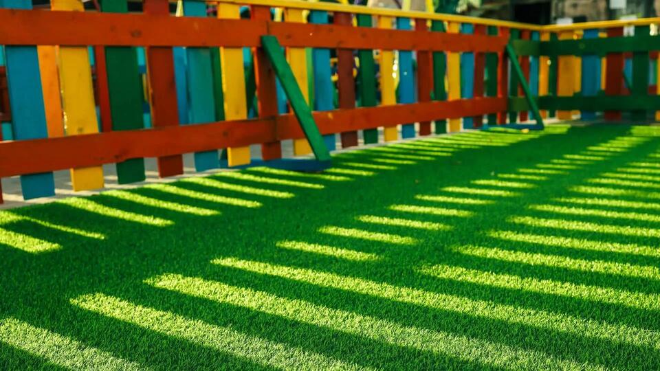 Plastic Grass on Playgrounds? Yikes!