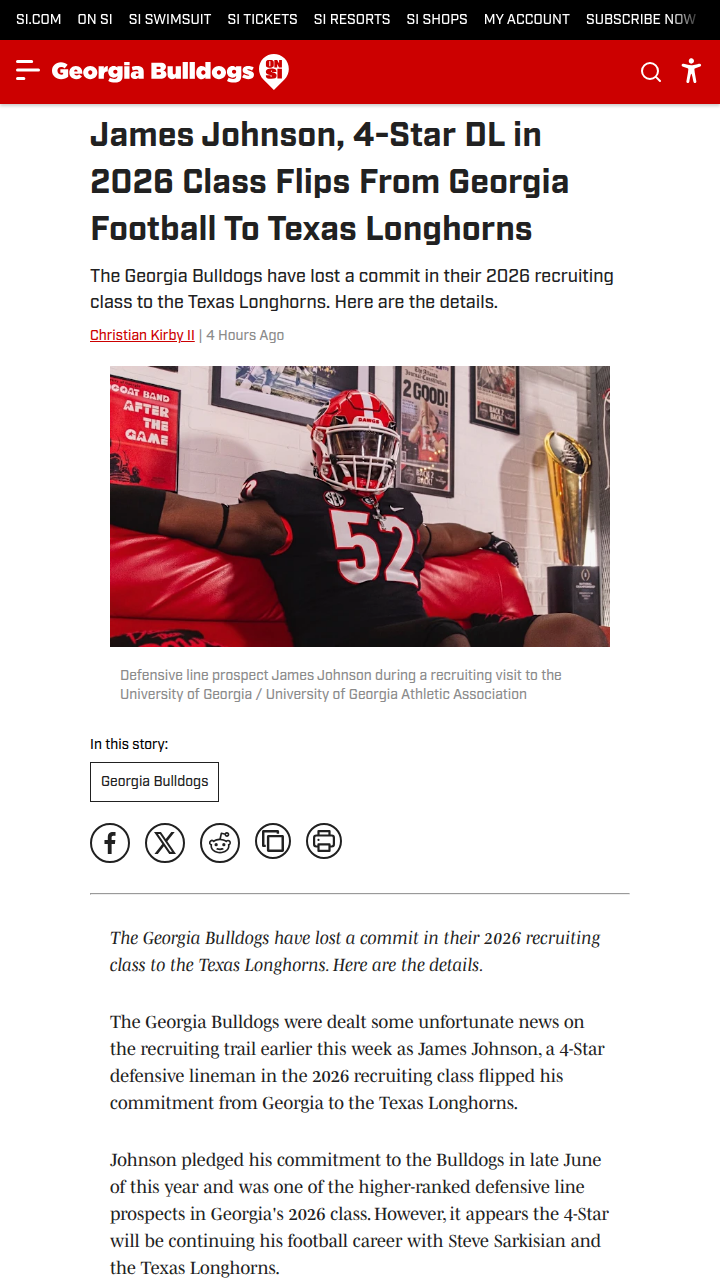 D-Line Drama: Johnson Flips to Texas!