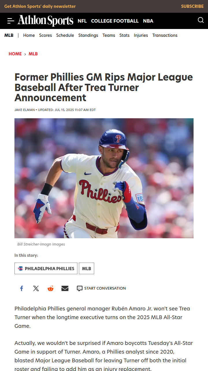 Trea Turner Snub: All-Star Outrage!