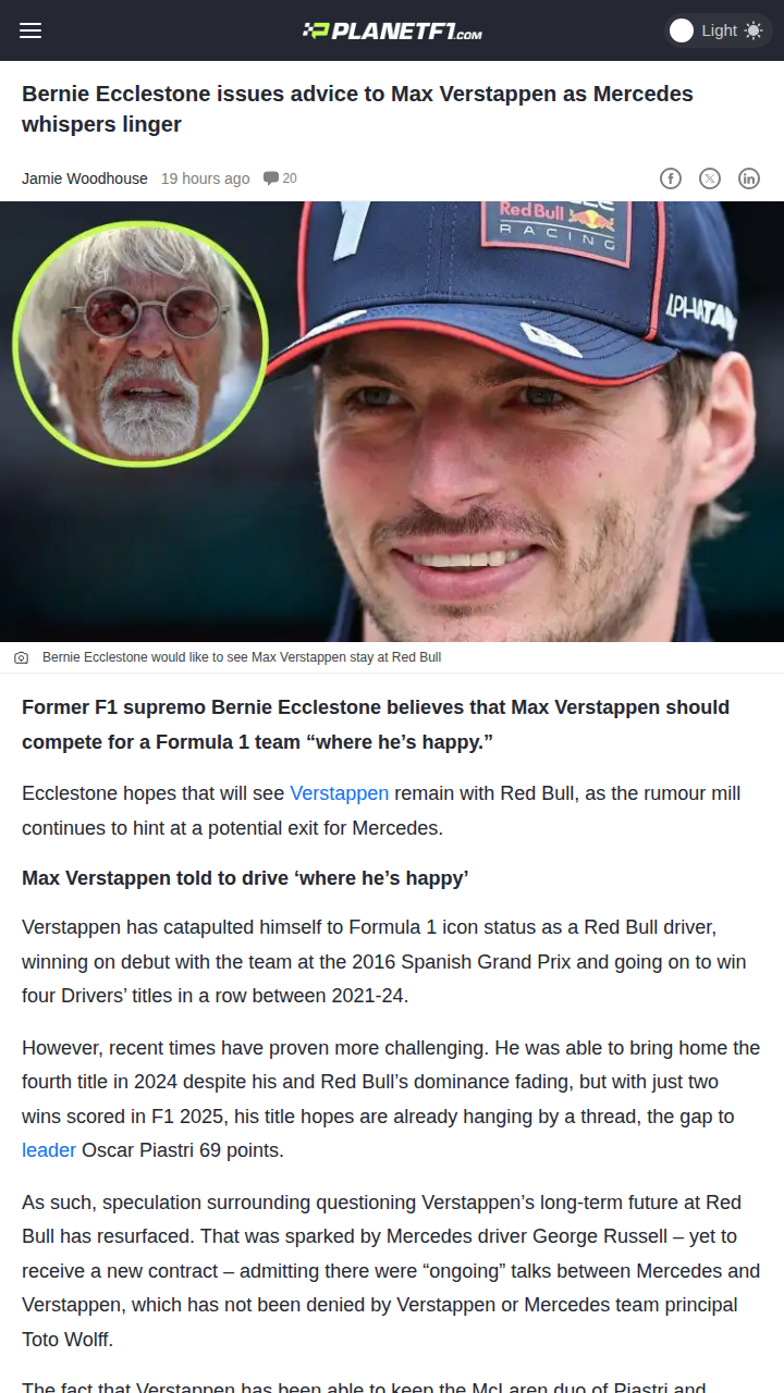 Should Mad Max Stay or Go After Horner Exit?