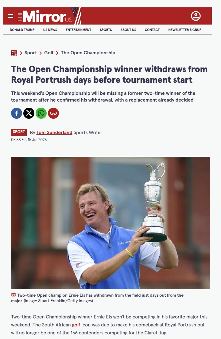 Big Easy Bows Out—Portrush Shake-Up!