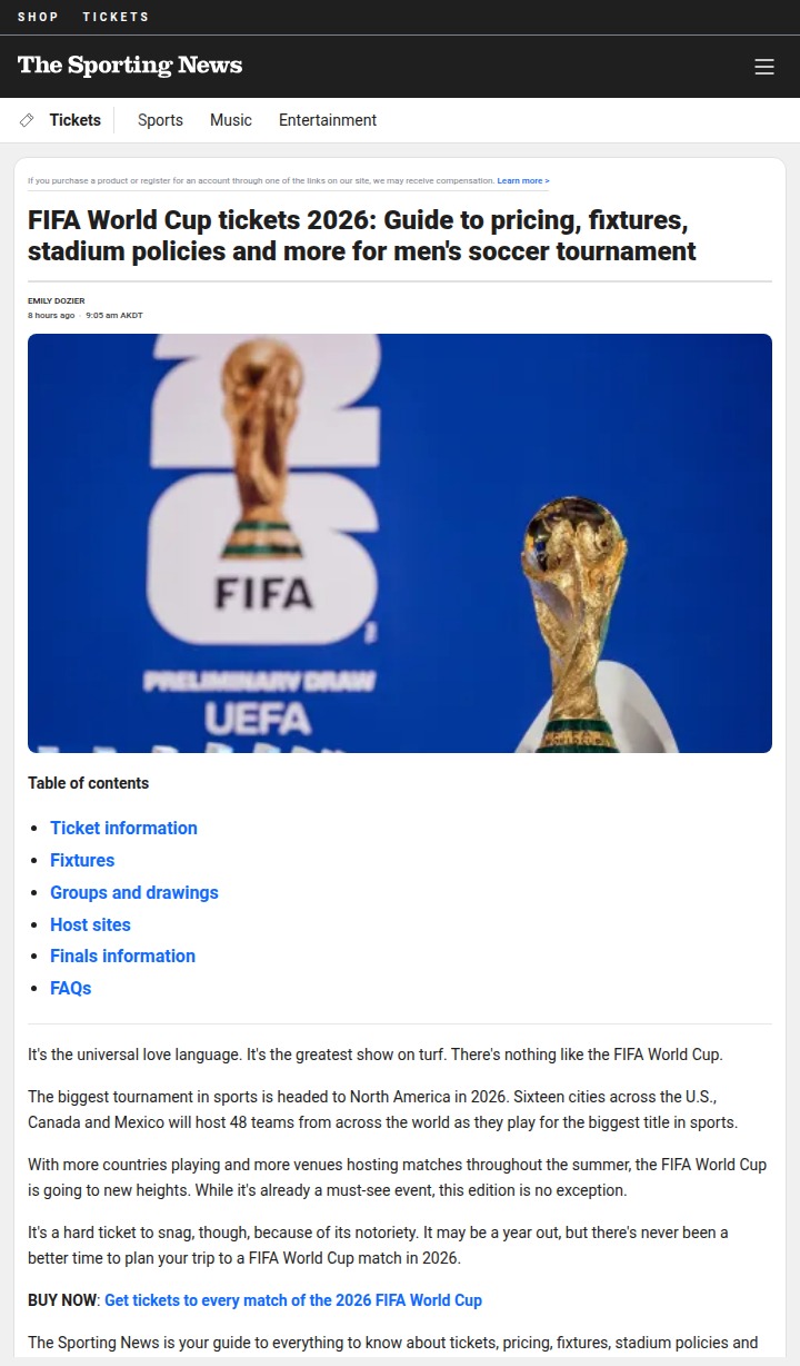Ticket Frenzy: World Cup 2026 in NYC!