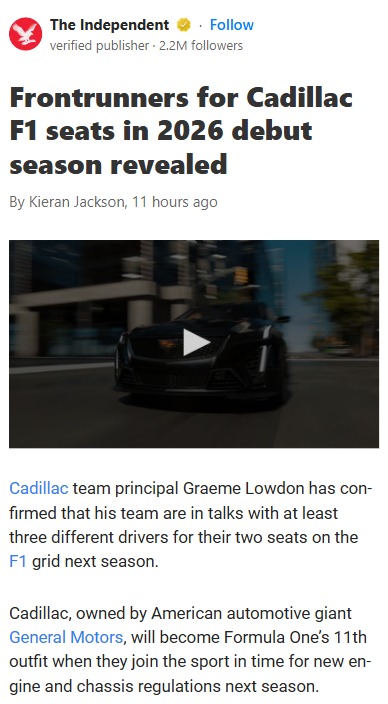 Cadillac’s F1 Debut: Who Gets the Keys?
