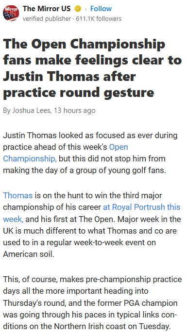 JT Wins Over Open Fans With Classy Move