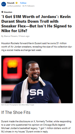 KD’s $1M Jordan Collection? Wait, Isn’t He Team Nike?