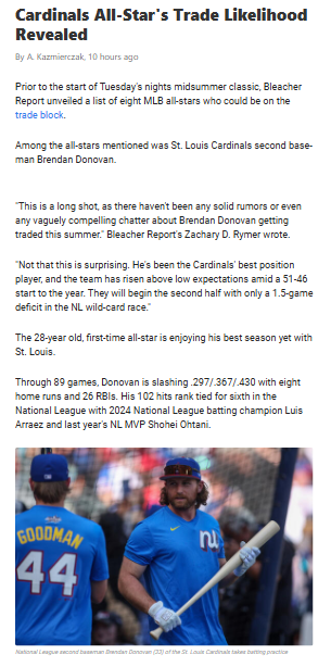 Could Donnie Baseball Really Be Dealt?