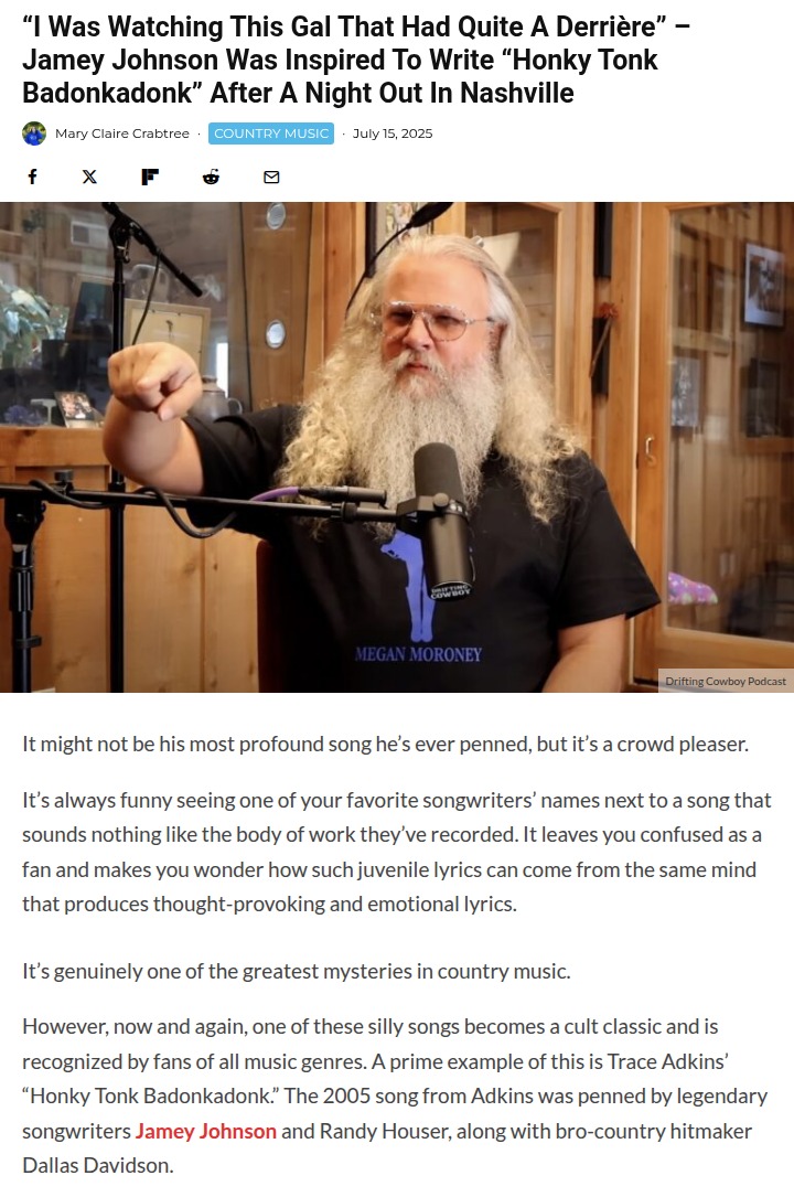 Jamey Johnson’s Surprising Songwriting 🍑