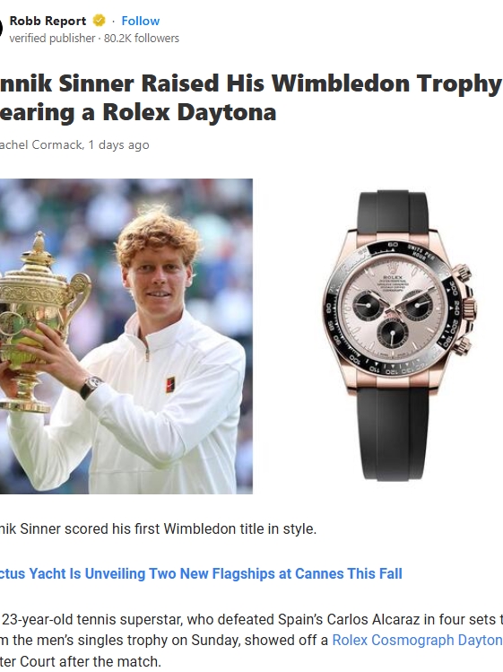 Sinner’s Wimbledon Win: Style Meets History