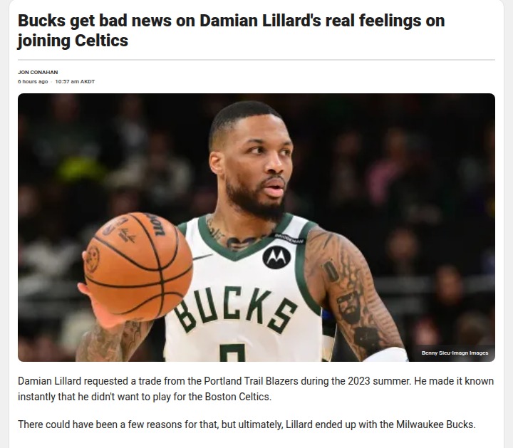Dame Time to Boston? Lillard’s Change of Heart
