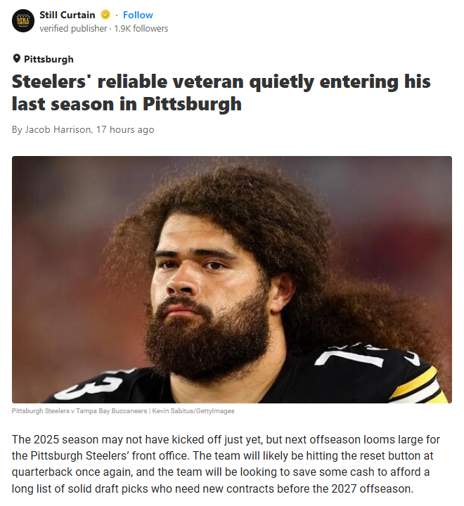 Is Seumalo’s Last Ride in the Steel City?
