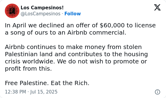 Los Campesinos! Rejects $60k for a Cause 🌍