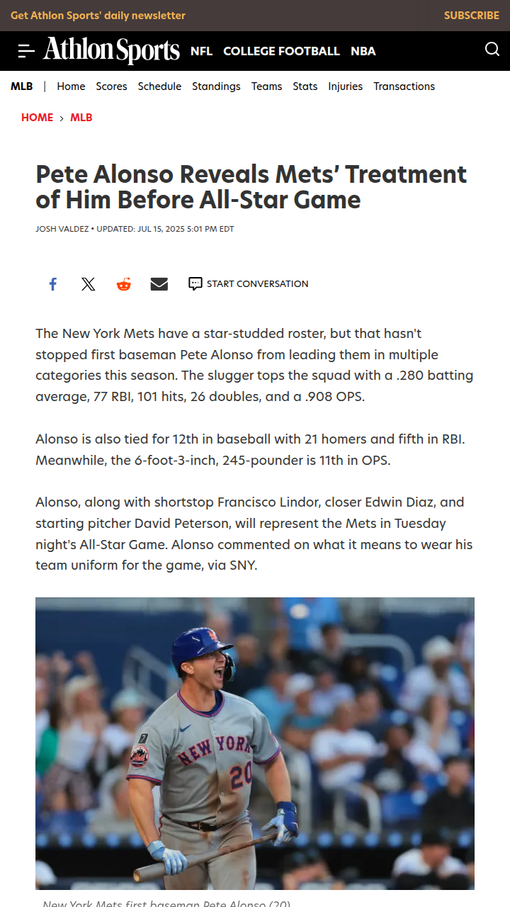 Polar Bear’s All-Star Pride: Alonso Speaks Out