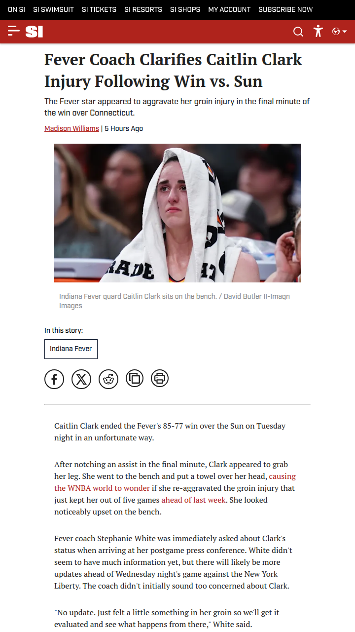 Caitlin Clark Injury Scare—Should We Worry?