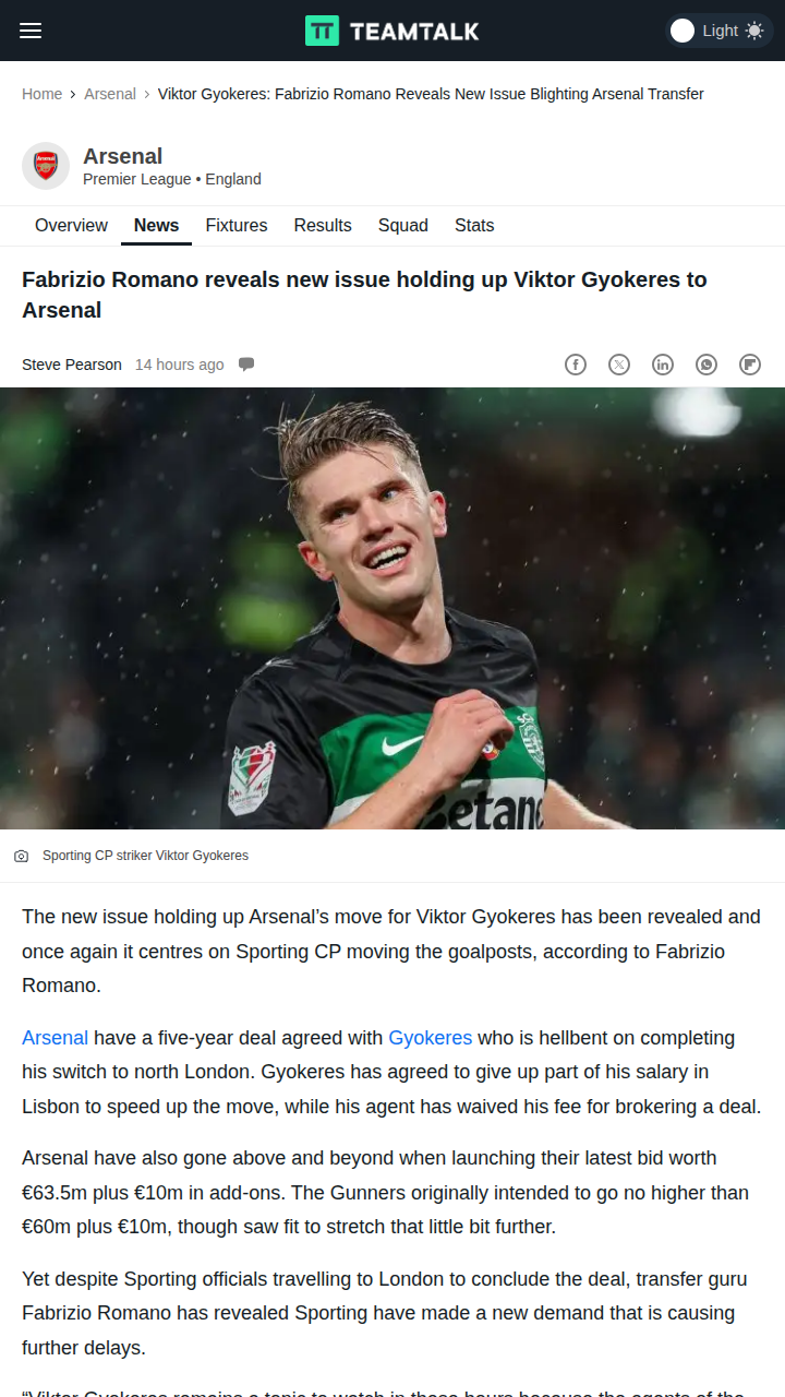 Sporting’s Standoff: Gyokeres Saga Drags On