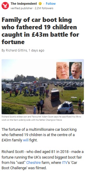 Car Boot King’s £43m Family Feud Unpacked