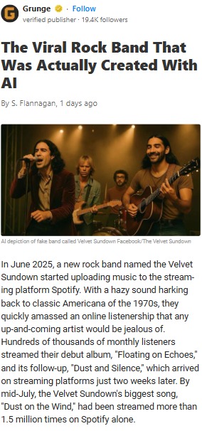 Did AI Just Fool Rock Fans?