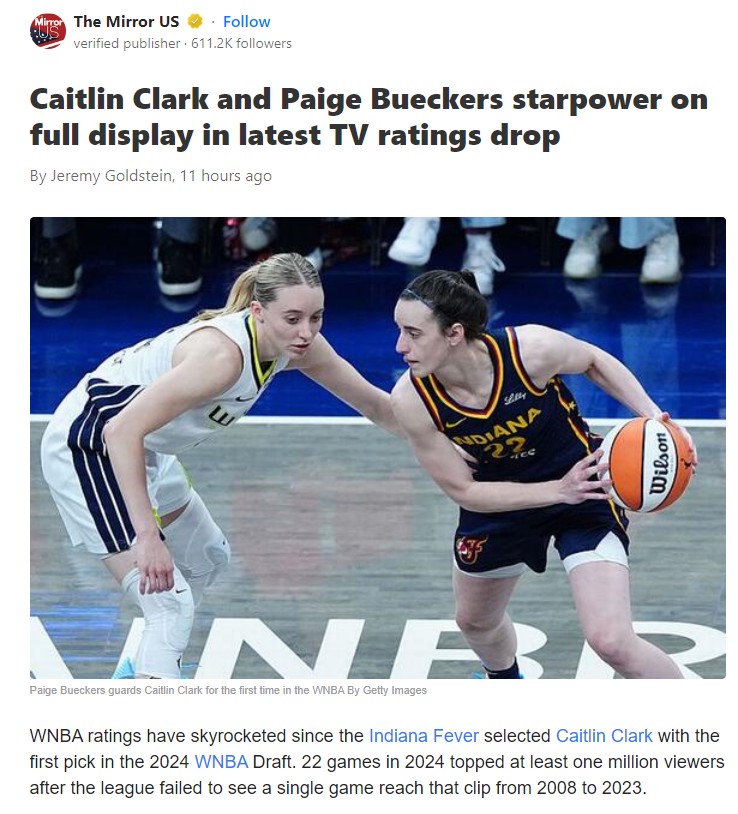 Clark vs Bueckers: Ratings Battle Heats Up 📺