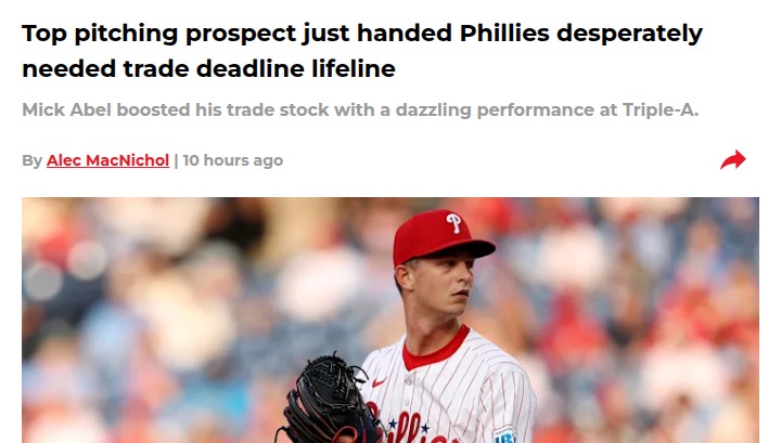 Mick Abel’s Hot Streak: Trade Bait or Future Ace?