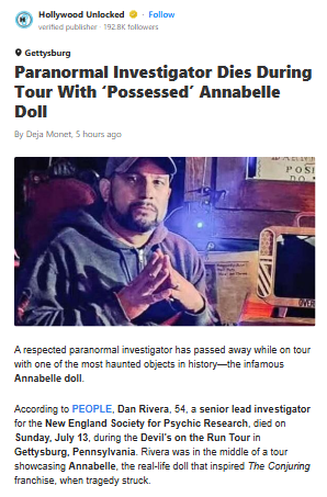 Annabelle Doll Strikes Again? 👻