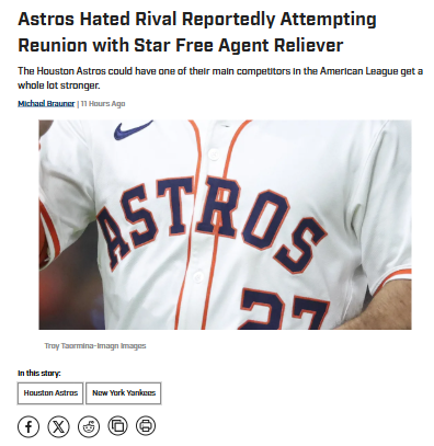 Yanks Eye Robertson: Trouble for Astros?
