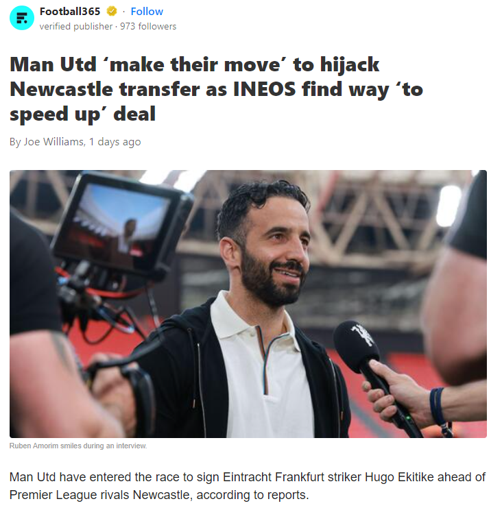 Red Devils Crash Toon’s Ekitike Party?
